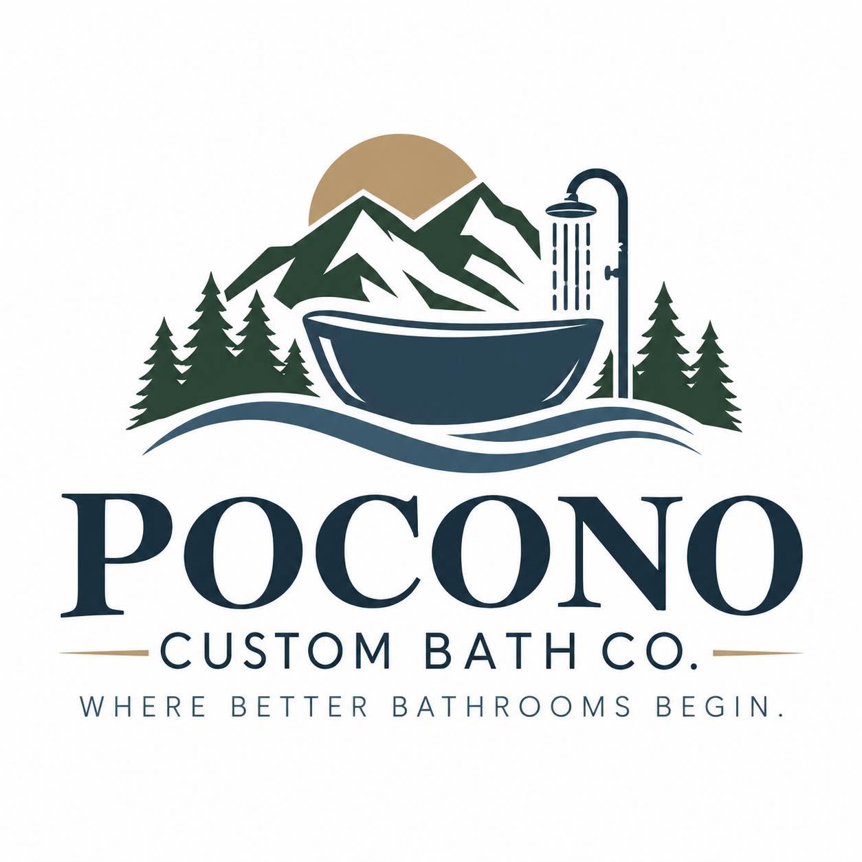 Pocono Custom Bath Co. — Where better bathrooms begin.